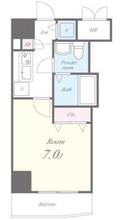 プロムナード岩楯の物件間取画像